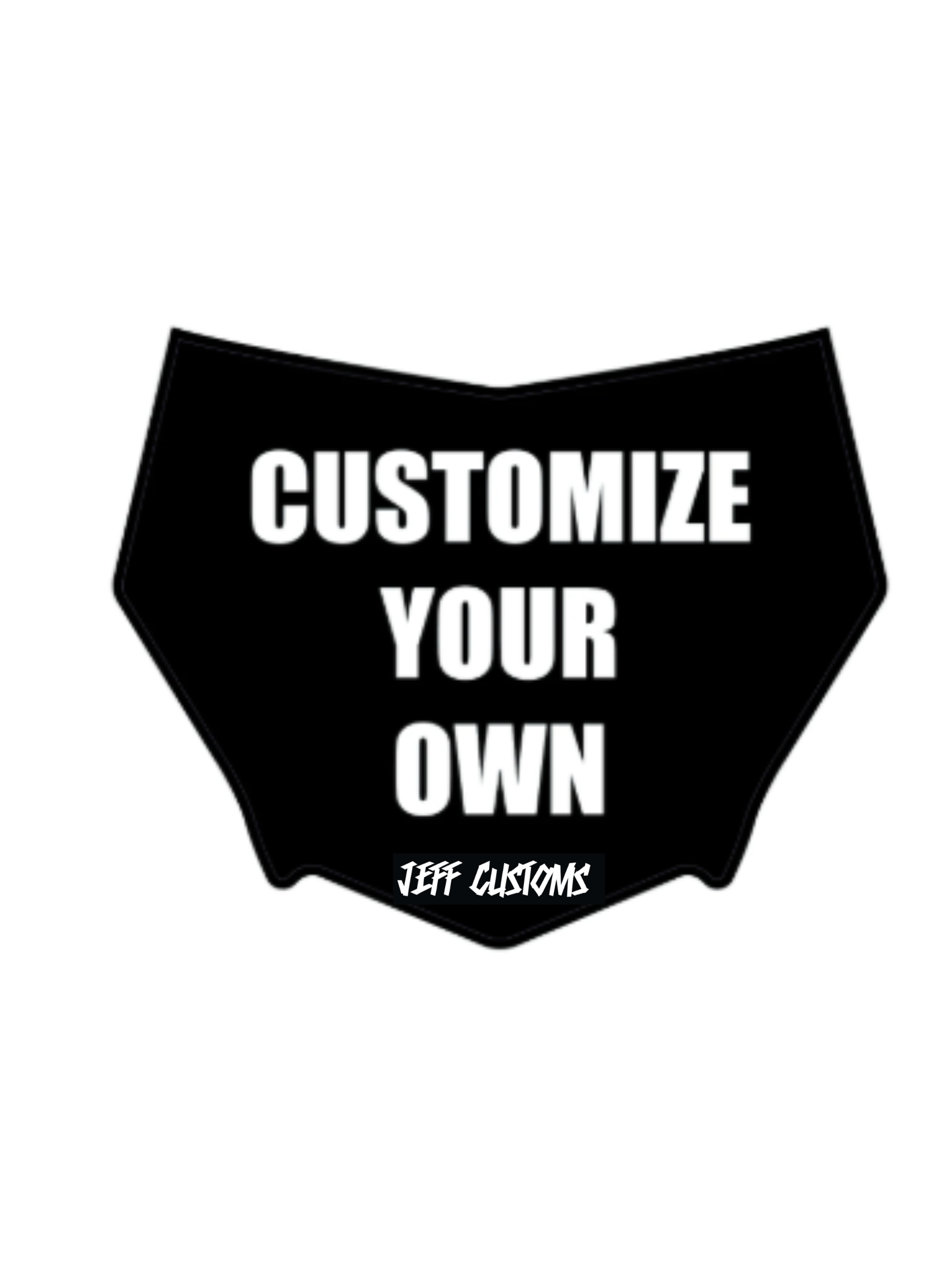 Motocutz Plate Decal